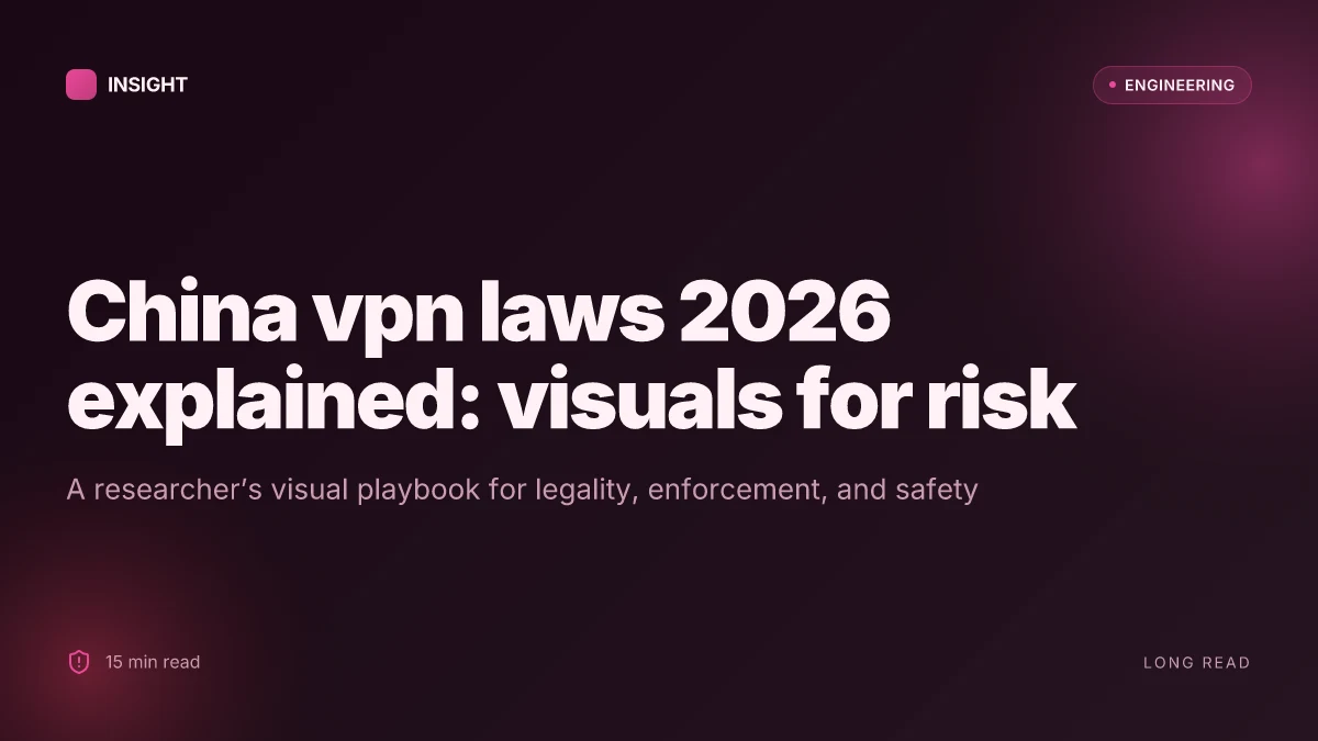 China vpn laws 2026 explained: legality, enforcement, usage, and safe practice with VPNs