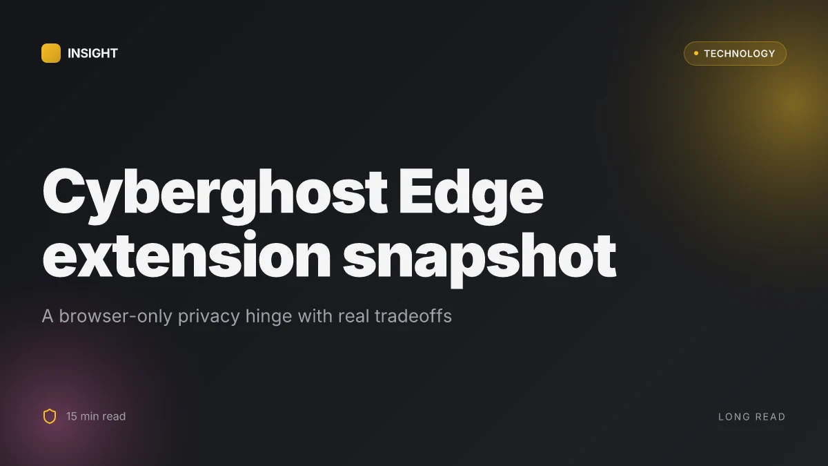 Cyberghost vpn for microsoft edge extension: complete setup, features, performance, and tips for edge users 2026