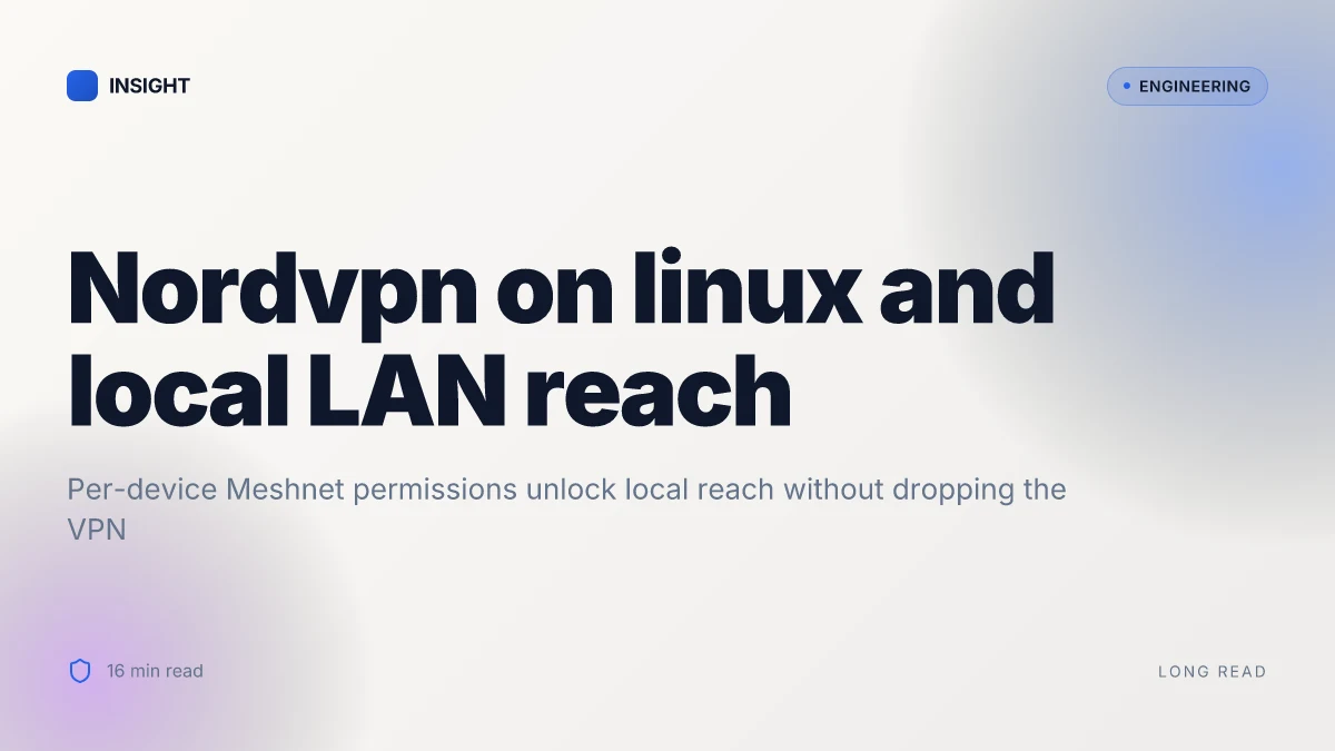 Nordvpn on linux: accessing your local network like a pro with VPN tips
