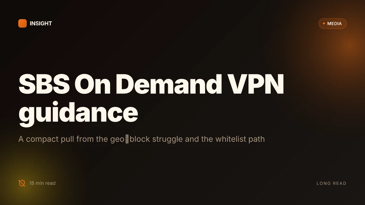 Why SBS On Demand won’t work with your VPN and how to fix it fast